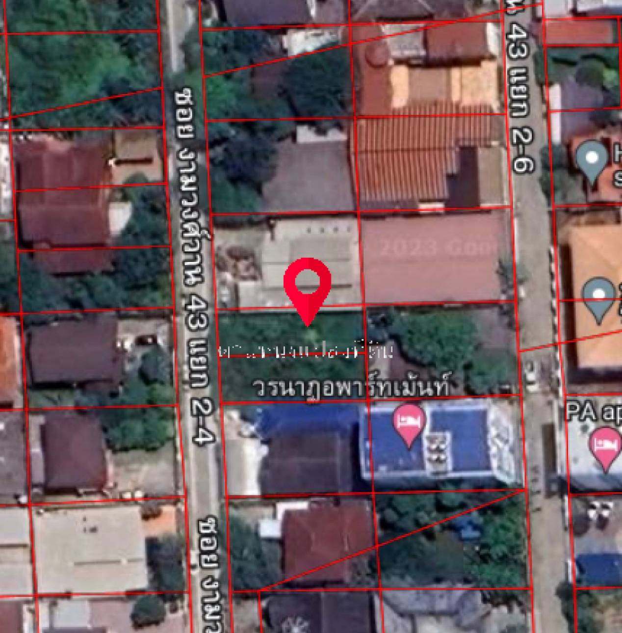 ขายที่ดินถมแล้ว ถนนงามวงศ์วาน43 แยก2-4 (ซอยชินเขต1/4)