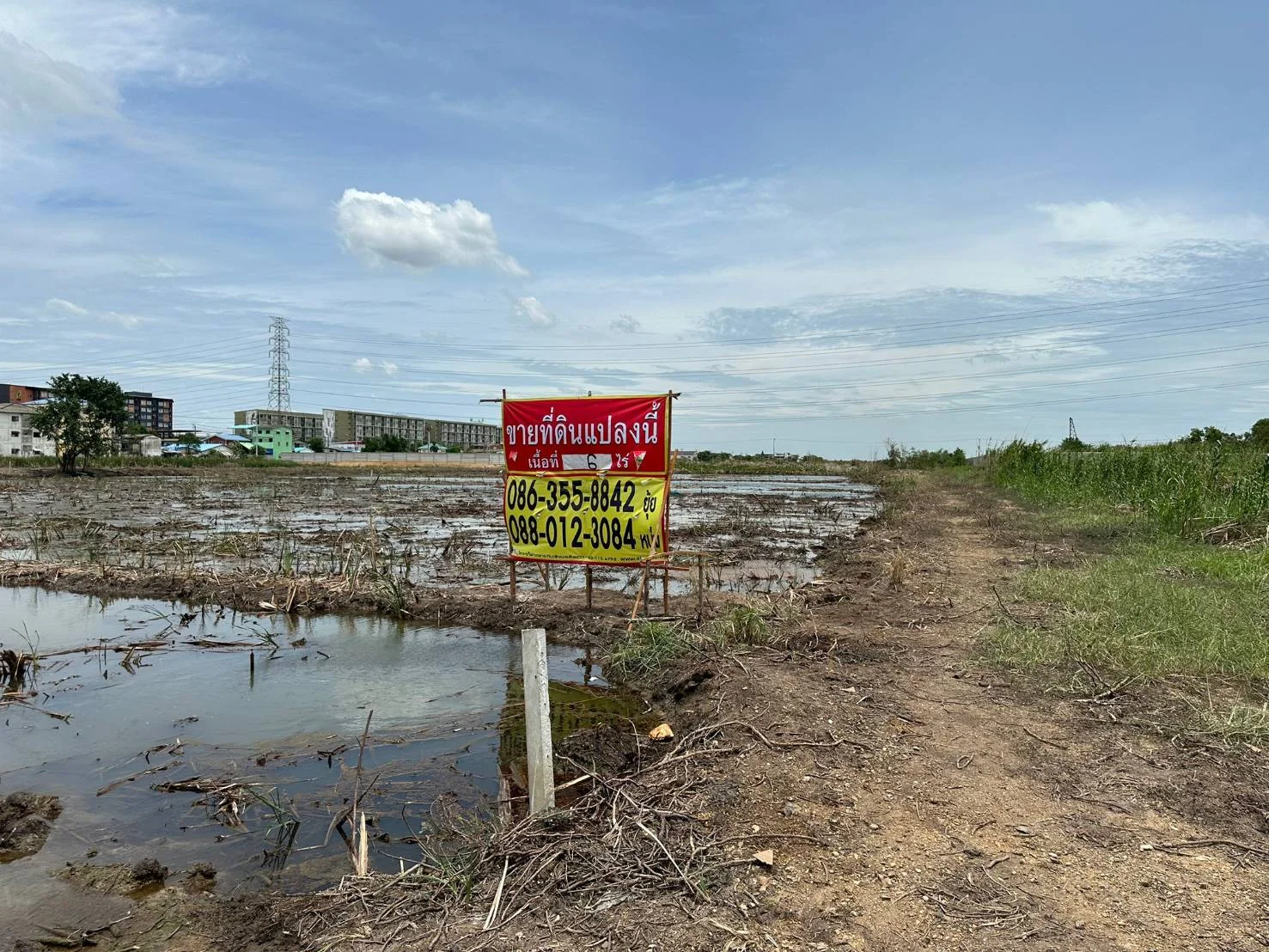 ขายที่ดิน ซอยโรงแรม รอแยล อินน์ คลองหลวง27 ปทุมธานี