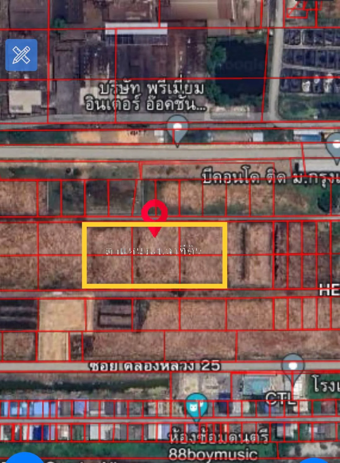 ขายที่ดิน ซอยโรงแรม รอแยล อินน์ คลองหลวง27 ปทุมธานี