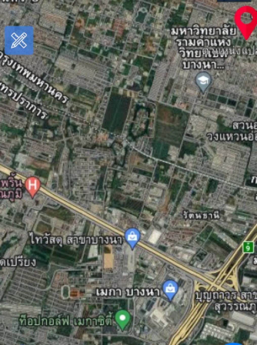 ขายด่วนที่ดิน300 ตร.วา สวยทำเลทอง ซ.ทุ่งเศรษฐี 11 ติดถนน3 ด้าน ราม2 บางนา
